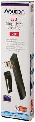 Aqueon LED Fish Tank Aquarium Strip Light Fixture, 24 Inch