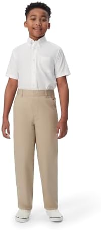 French Toast Boys Pull-On Relaxed Fit School Uniform Pant (Standard & Husky)
