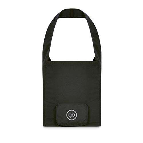 gb Pockit+ All-Terrain, Ultra Compact Lightweight Travel Stroller with Canopy and Reclining Seat in Velvet Black
