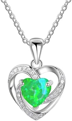 Haul Store Clearance Outlet 14K Gold Necklace for Women Liquidation Pallets Ofertas Relampago De Hoy Sterling Silver Diamond Zircon Heart Shape