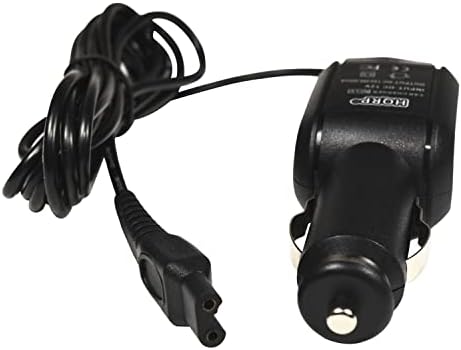 HQRP Car Charger DC Adapter Power Cord Compatible with Philips Norelco RQ1160, RQ1160CC, RQ1150, HQ560, HQ568, HQ586, HQ9171, HQ9190, PT730, PT860