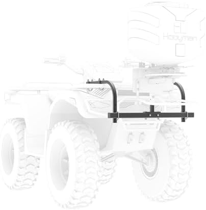 Hooyman ATV Seeder with 125 lb Hopper, Universal Mounting System, and Seed Rate Adjustment for Seeding and Land Management