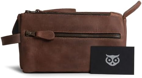 Hide & Drink, Toiletry Bag w/Handles, Hygiene Organizer, Travel Dopp, Razor Case, Bathroom, Shaving, Cosmetic Storage, Travel & Grooming Essentials