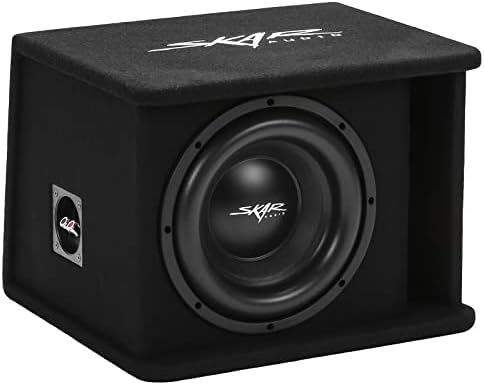 Skar Audio Single 8" Complete 700 Watt SDR Series Subwoofer Bass Package - Includes Loaded Enclosure with Amplifier