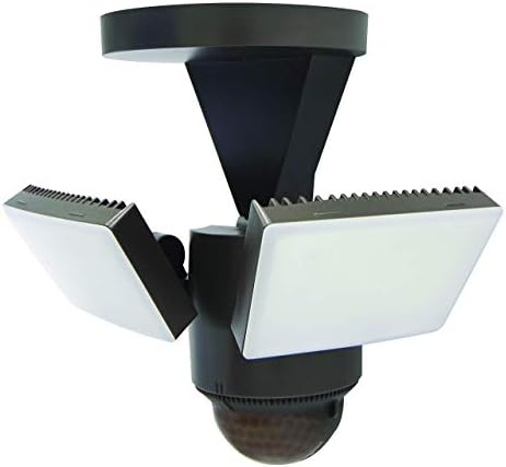 LED Outdoor Motion Sensor Security Floodlight – 1100 Lumens, 180° Detection, Weatherproof Design, Versatile Eave or Wall Mounting, Exit Detection