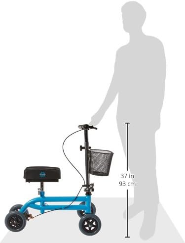 KneeRover Kids Knee Walker, Light Blue - Child Knee Scooter, for Small Adults, Foot Surgery & Broken Foot, Ankle Injuries