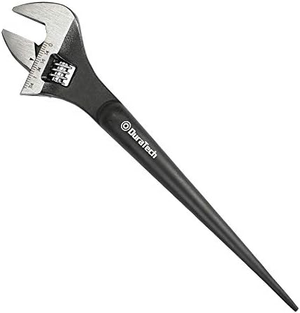 DURATECH 8-Inch Adjustable Construction Spud Wrench
