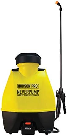HUDSON 19001 4 Gallon NeverPump Bak-Pak Sprayer, Yellow