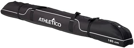 Athletico Diamond Trail Padded Ski Bag - Single Ski Travel Bag to Transport Skis