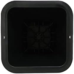 Shepherd Hardware 9523 6-Inch Molded Bed Risers, Black Finish, 4-Count