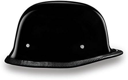 Daytona Half Shell German Motorcycle Helmets, DOT Approved for Superior Safety and Style – Comfortable, Durable, and Perfect for Riders Who Want a Retro Look with Modern Protection Standards