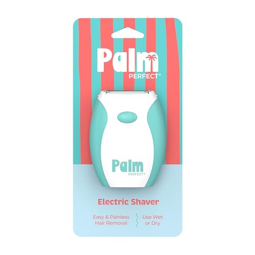 PalmPerfect Electric Shaver for Women, Triple Blade Razor, Wet/Dry