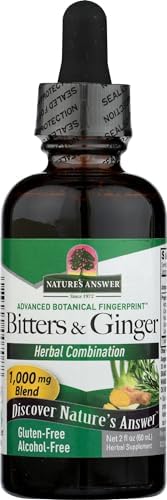 Nature's Answer Alcohol-Free Bitters with Ginger, 2-Fluid Ounces