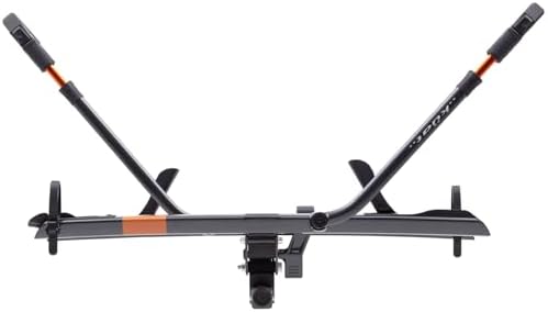Kuat Sherpa 2.0 Compact 2-Bike Transporting Hitch Rack | Durable Lightweight Aluminum Compact 2-Bike Transporting Hitch Rack w/Cable Lock & Foldable Tire Cradles, 40 Lbs per Tray