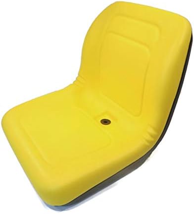 Yellow High Back Seat for John Deere Lawn Mower Models L100, L105, L107