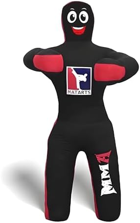 MMA Grappling Punching Dummy for Kids Combat Sports BJJ jiu Jitsu Judo Karate Taekwondo Wrestling Buddies Tackling and Boxing Dummies (47" / 4 Feet) - UNFILLED