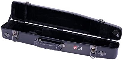 Crossrock Alto Saxophone Case-Fiberglass Hardshell with Backpack Straps in Blue