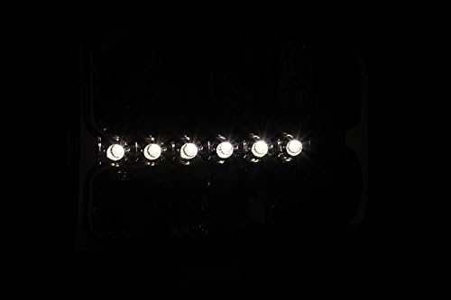 ANZO USA 111106 Ford Black Amber Headlight Assembly - (Sold in Pairs)