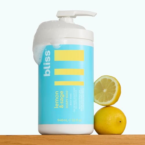 Bliss Soapy Suds Lemon and Sage Body Wash Cleanser - 17 Fl Oz - Skin-Loving