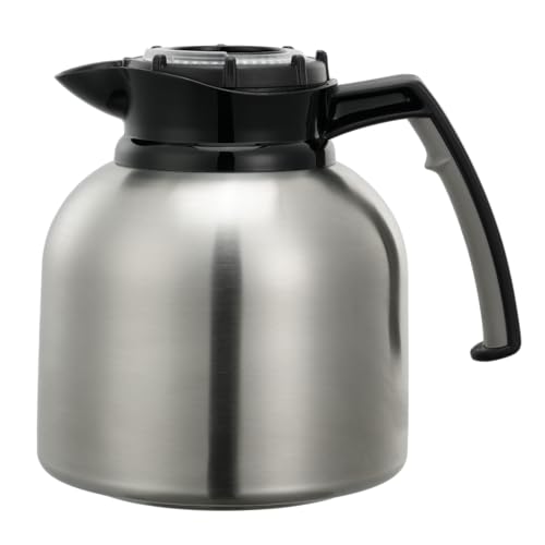 Service Ideas Brew N' Pour Carafe, Dial/Timer Lid, 64.2oz, Vacuum Insulated