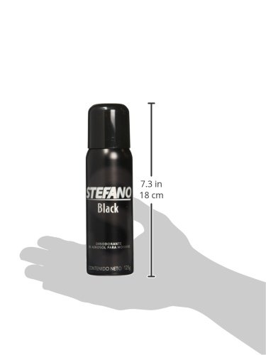 Stefano Black Desodorante / Deodorant Spray by Lournay 4.3 Oz (125 grs)