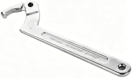 Chrome Vanadium C Pin Spanner Adjustable Hook Wrench, Square Head 51-121mm