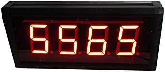 AZOOU 3-Inch High Character LED Counter Digital Countdown/up Timer Three Buttons Red Color