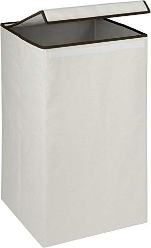 Honey-Can-Do Rectangular Collapsible Hamper with Lid, Natural