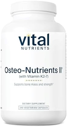 Vital Nutrients Osteo-Nutrients II - Vitamin K2 + D3, Calcium, Boron