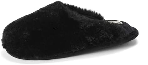 Dearfoams Women's Bailey Plush Furry Scuff
