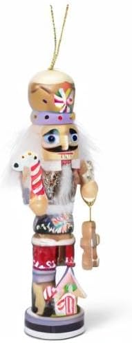 Kurt S. Adler Gingerbread Man Nutcracker Ornament 5 inch Wooden Christmas Decoration