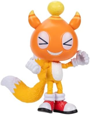Sonic The Hedgehog 3 Movie 5-InchAction Figure 4-Pack, Articulated Figures from Jakks Pacific's Wave 2 Include Super Sonic The Hedgehog, Shadow