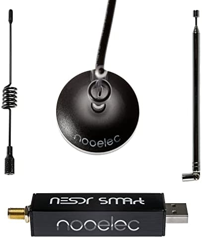 Nooelec NESDR Smart HF Bundle: 100kHz-1.7GHz Software Defined Radio Set for HF/UHF/VHF Including RTL-SDR, Assembled Ham It Up Upconverter, Balun
