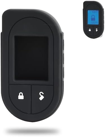 Remote Case for Viper, Soft Silicone Car Key Case Shell, Protective Fob Cover with Button