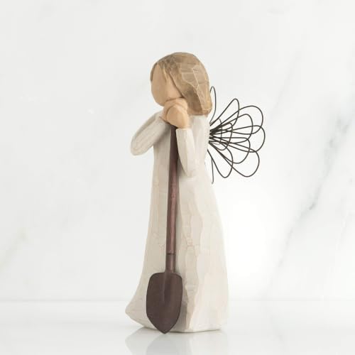 Willow Tree Angel of The Spirit, Sculpted Hand-Painted Figure | Hand-Painted Angel Figurine, Celebrating Friendship, Nature and Everyday Blessings, Sculpted by Artist Susan Lordi