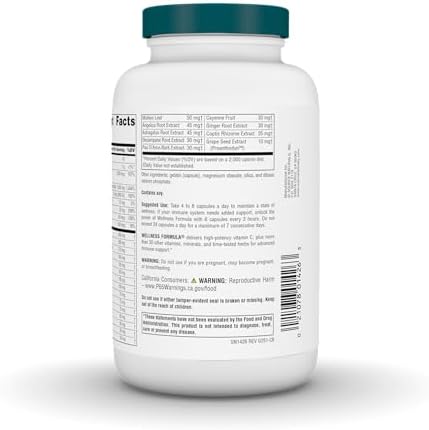 Source Naturals Wellness Formula, Advanced Immune Support - 240 Capsules | Bio-Aligned Vitamins & Herbal Defense with Vitamin C Plus 30 other Vitamins, Minerals & Herbs for Immune System Support