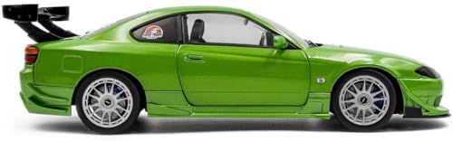 Solido Works 1:18 Scale Nissan Silvia S15 Spec-R Aero Green 1999 Diecast Model Car S1812203