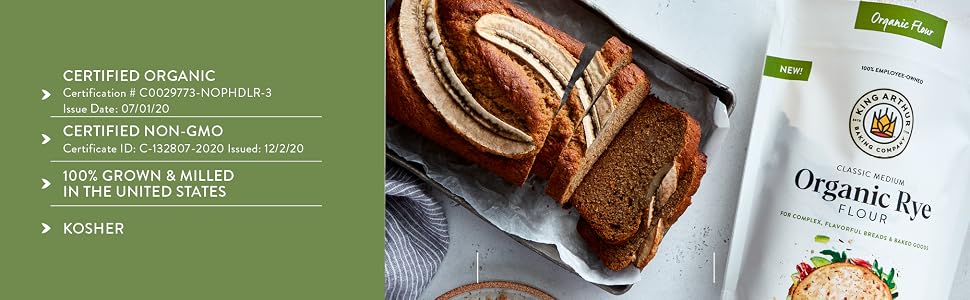 King Arthur Organic Rye Flour