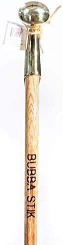 Walking Cane Texas Style Walking Stick Made of Mahogany Stained Tennessee Hardwood and Topped with a Brass Hame Handle from a Real Horse Collar Harness. Made in Texas by Real Texans.