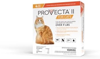 PROVECTA® II for Large Cats (Over 9 lbs) Flea Topical Treatment, 4-Month Supply