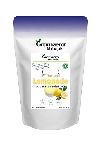 GramZero Grape Sugar Free Drink Mix Sports Pack, Great For Nutrition Club Loaded Teas, Zero Calorie, Stevia Sweetened