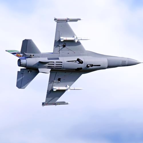 FMS F-16C Fighting Falcon 70mm EDF PNP with Reflex, Super Scale RC Airplane Jet (No Radio, Battery, Charger)