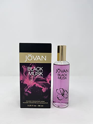 Jovan Black Must perfume 3.25 cologne concentrate spray |