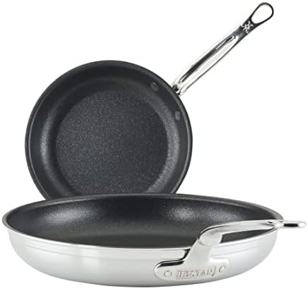 Hestan ProBond Forged TITUM - Professional Clad Stainless Steel, Nonstick, Frying Pan, (8.5-Inch), Induction Compatible, Made without PFOAs