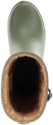 Chooka Women's Waterproof Mid-Height Faux Fur Lined Pull-On Rain Boot