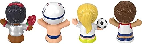 Little People Collector Team USA Classic Sports Special Edition Set for Adults & Fans, 4 Athlete Figures in Display Package