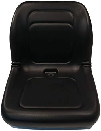 Lawn Mower, Garden Tractor UTV / ATV Seat Black High Back Vinyl Universal Mount B1LGT100BL