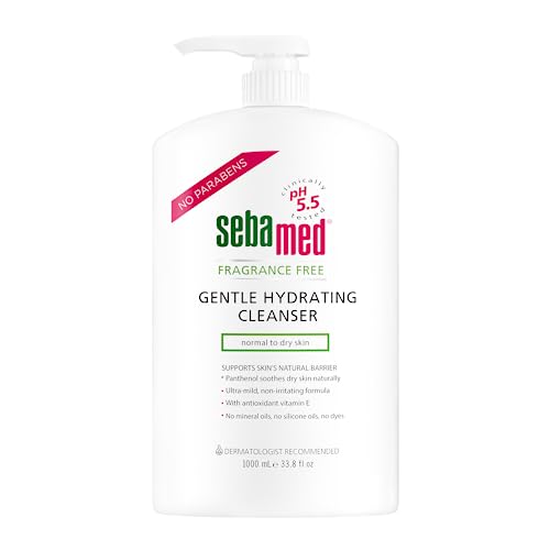 SEBAMED Fragrance-Free Gentle Face and Body Hydrating Cleanser pH 5.5 Dermatologist Recommended Ultra Mild Formula for Normal To Dry Sensitive Skin