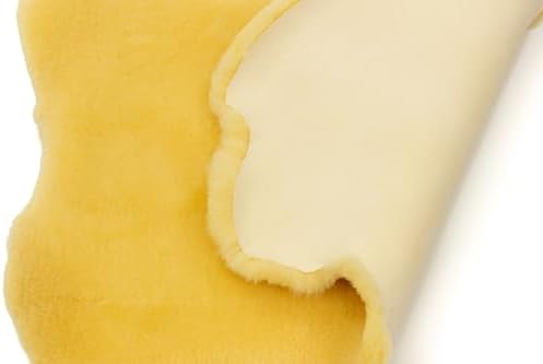 CleanSheep Large Medical Sheepskin, USA Made, Washable, Pressure Relief Natural Underlay for Bed