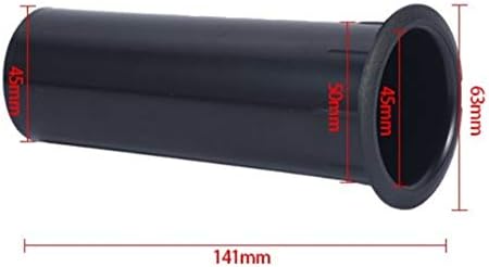 Acogedor Speaker Port Tubes for Bass Enhancer, Subwoofer Air Ports Repalcement & DIY Parts 50mm x 141mm Speaker Cabinet Port Tube, 2-Pack(Black)